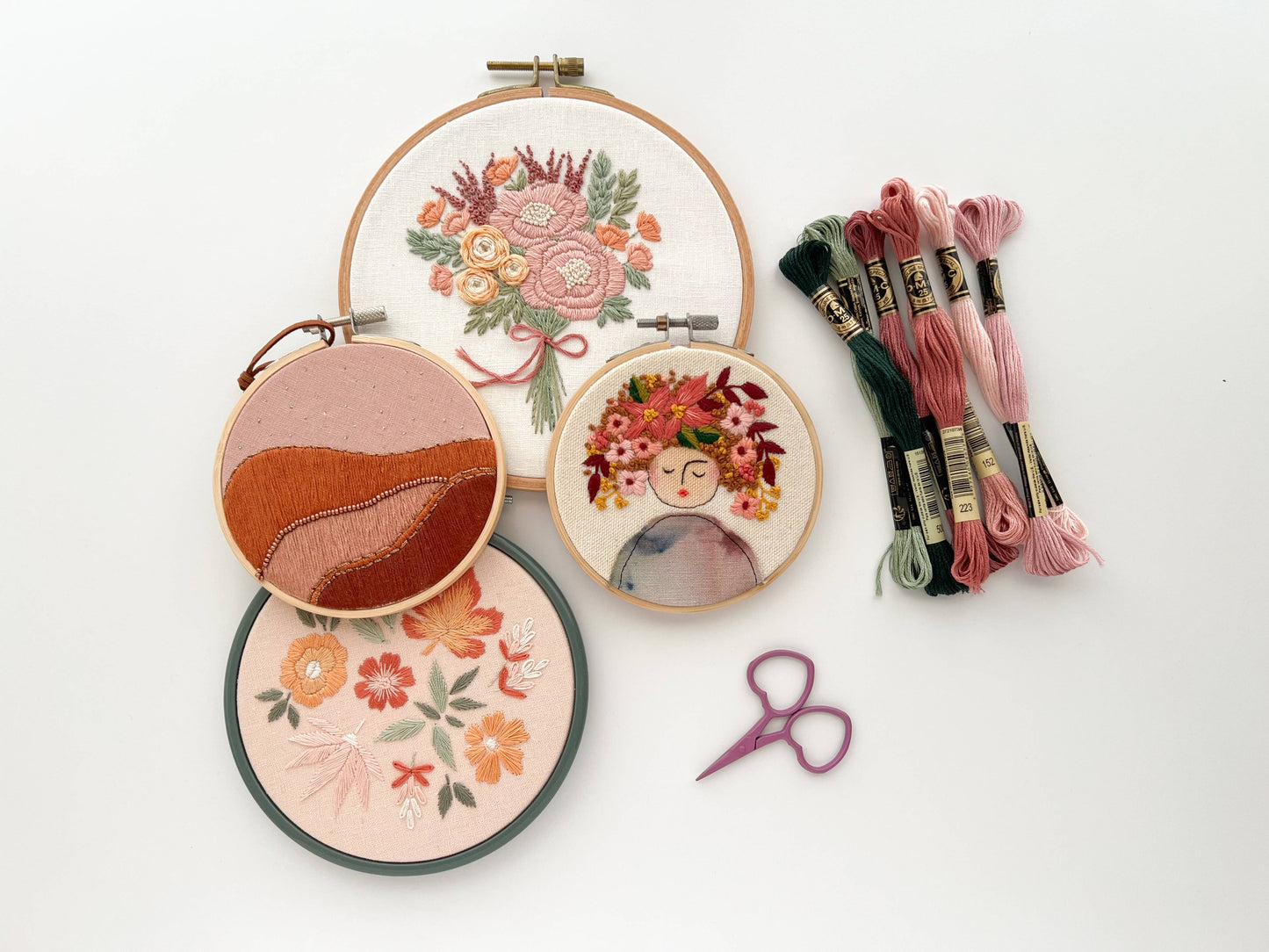Small Heart scissors, tiny embroidery scissors, little snips: Honey