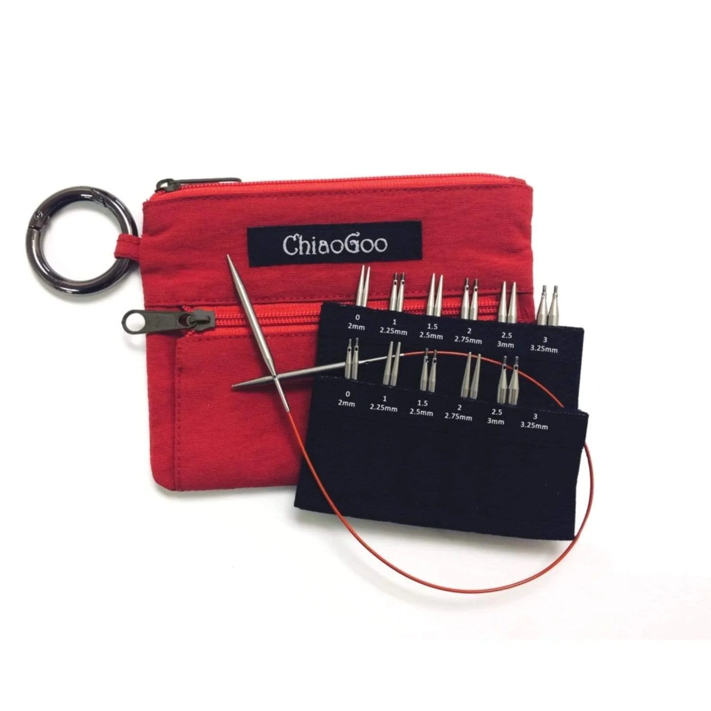 Chiaogoo TWIST Shorties Set - Red - 2" and 3"