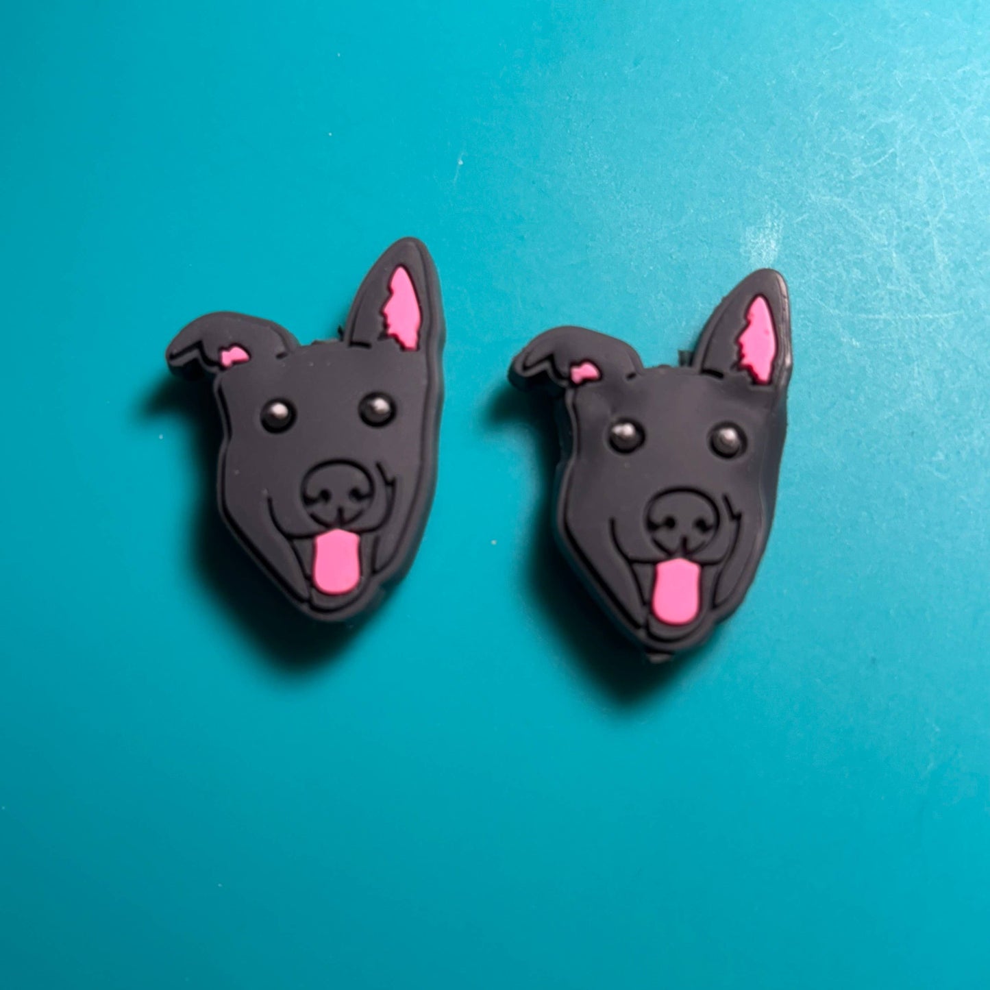 Knitting Needle Point Protectors - Various Dog Breeds : Beige (tongue)