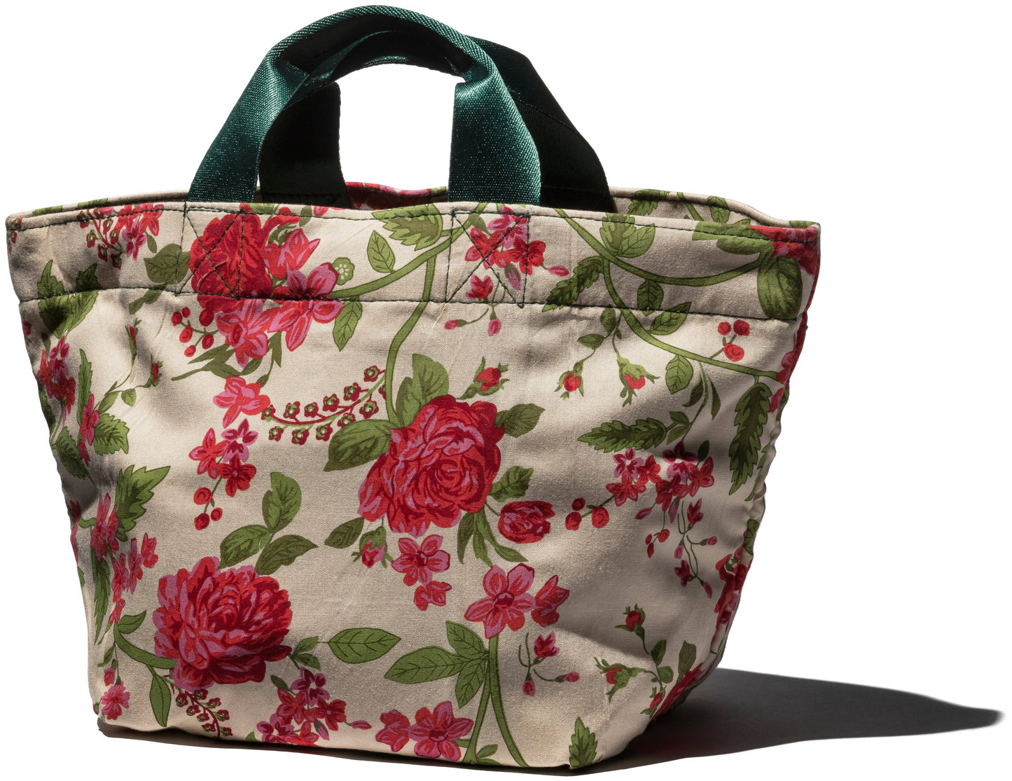 Vintage Tent Fabric with Printed Pattern Bag: Jungle