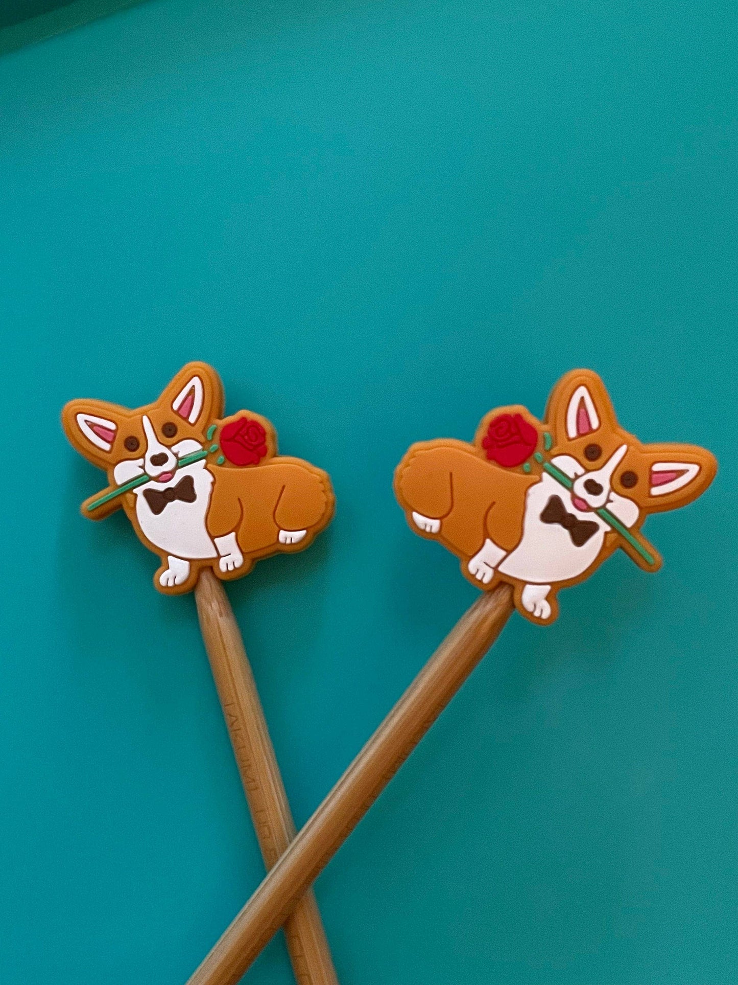 Corgi Dog Cute Animal Valentine's Day Gifts for Knitters