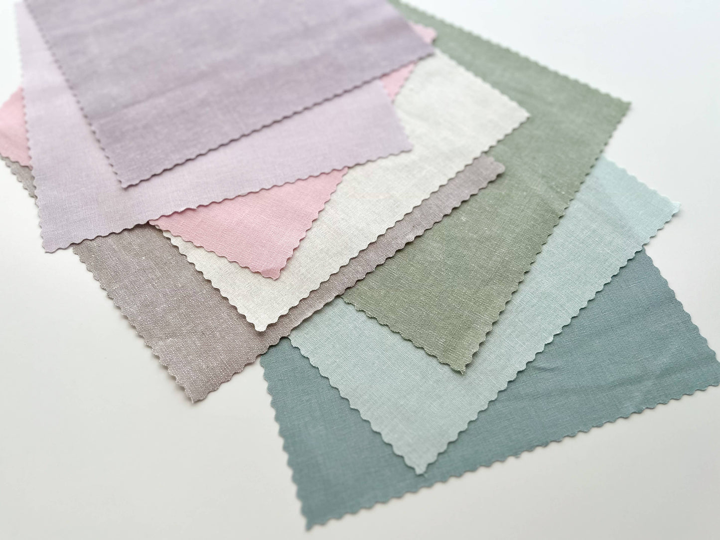 Embroidery fabric bundle, linen blend embroidery fabric pack