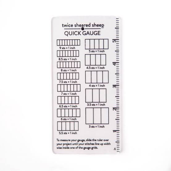 Twice Sheared Sheep: Quick Row Gauge