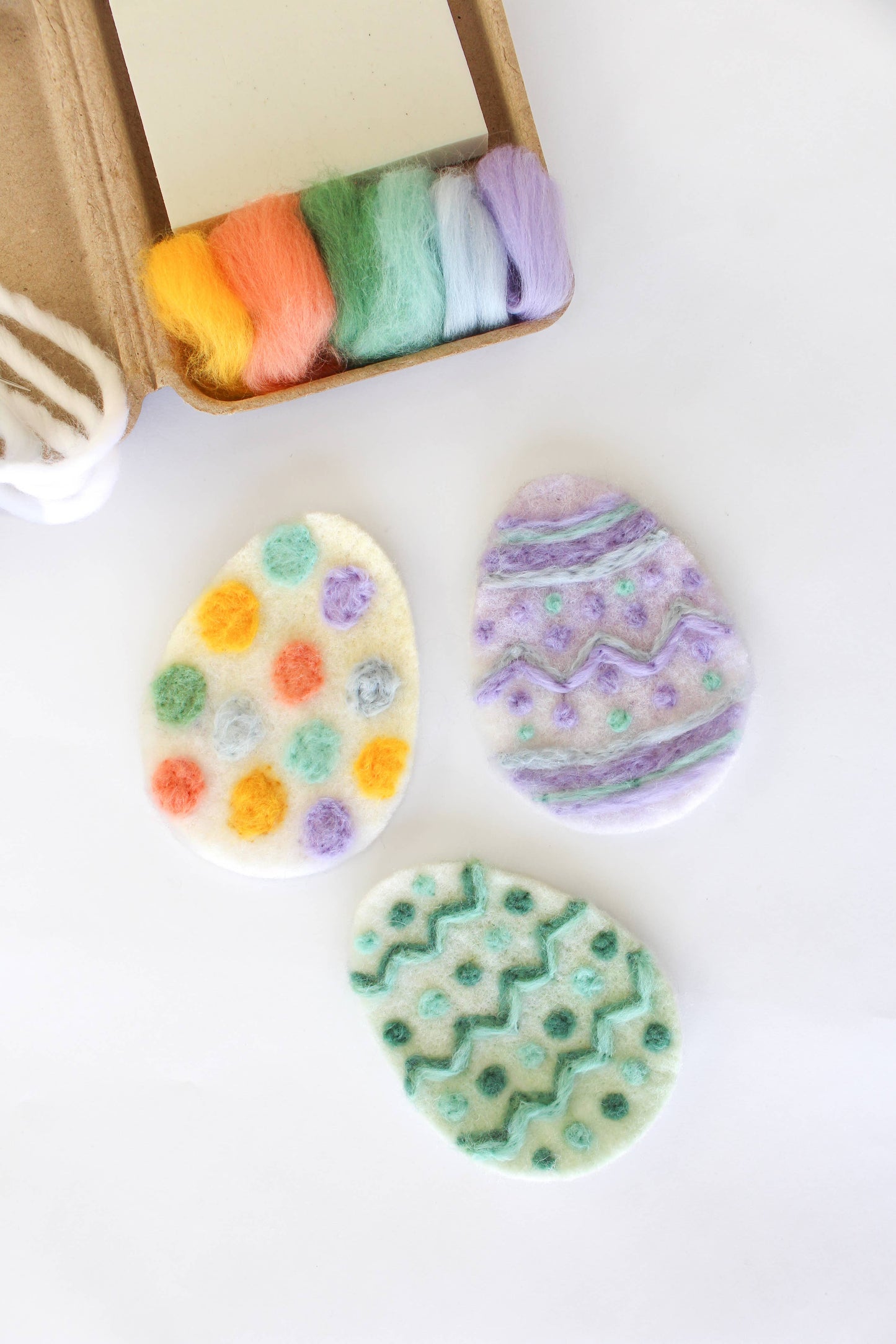 Mini Easter egg Felting Craft Kit