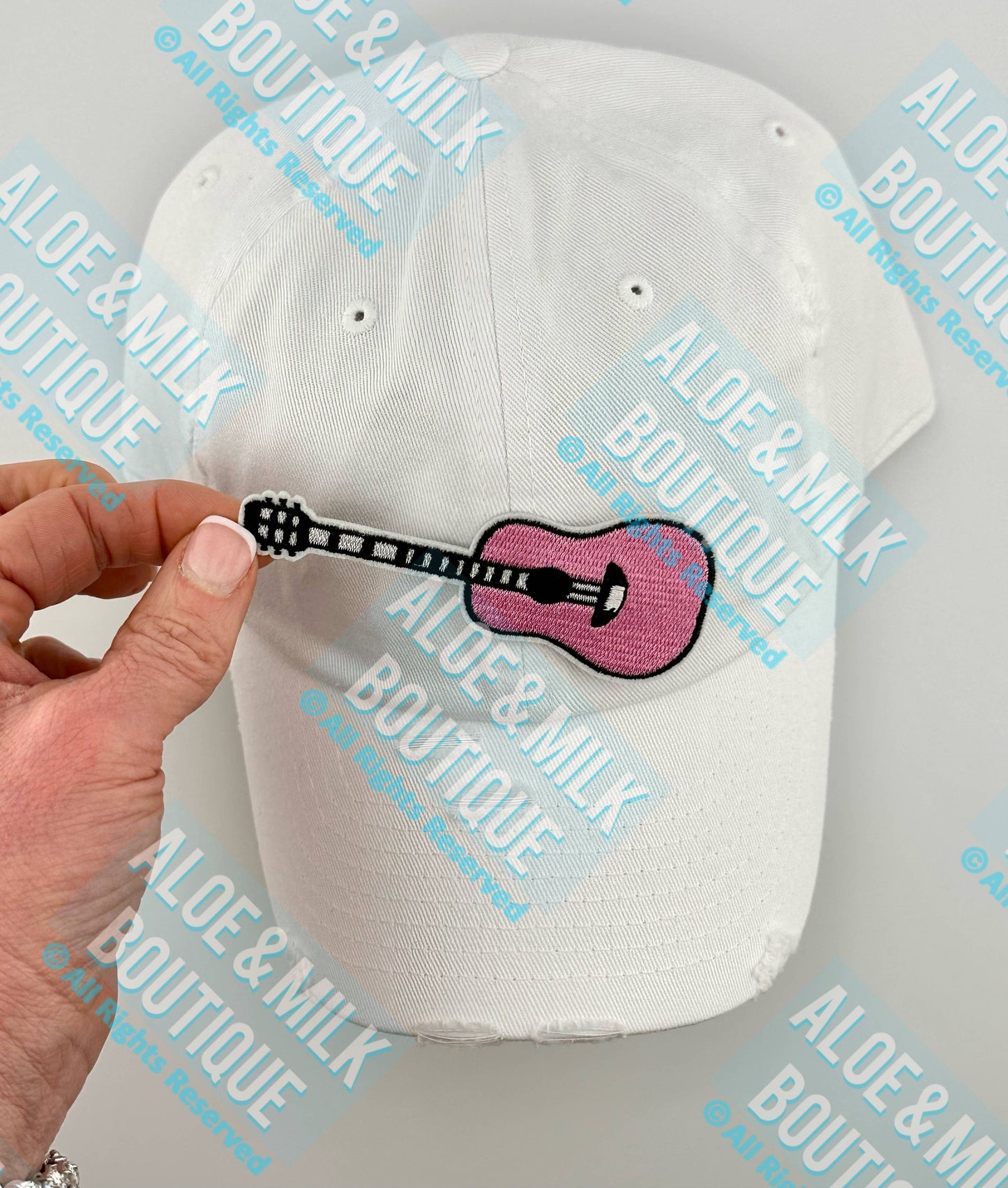 Guitar patch, music patches, electric guitars, nashville, : Pink