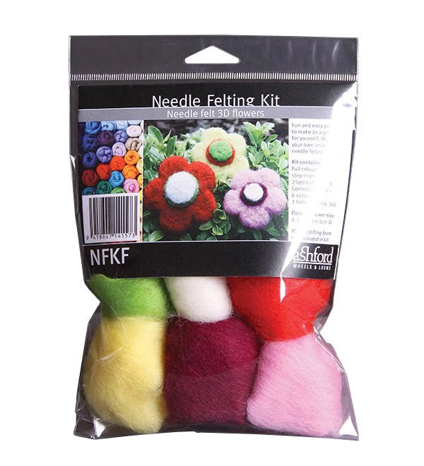 Ashford - Flower Needle Felting Kit