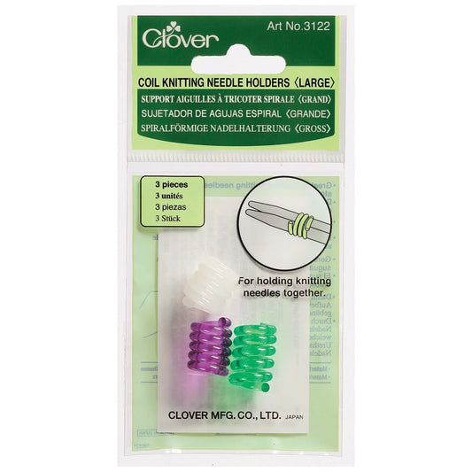 Clover Coil Knitting Needle Holders (Large)