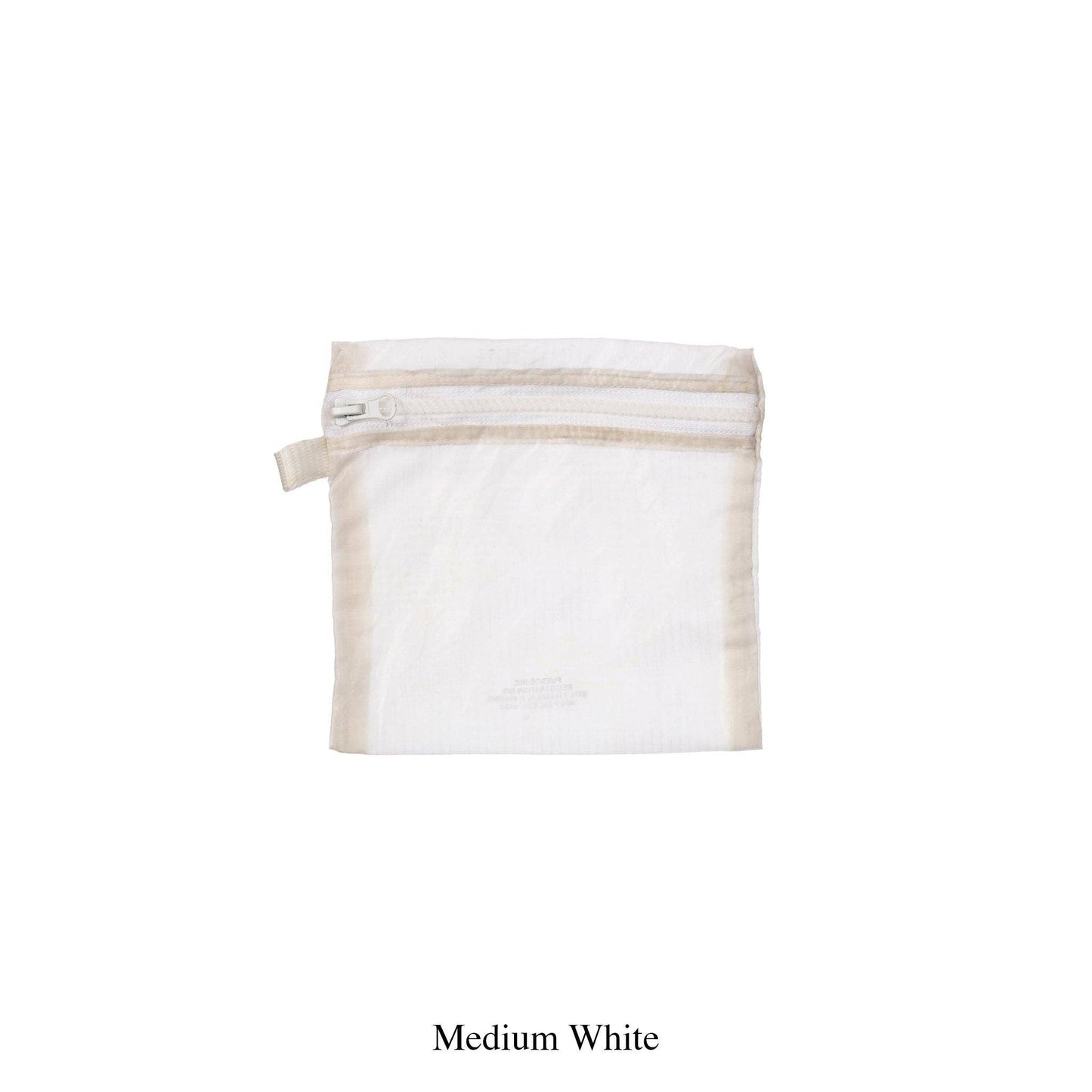VINTAGE PARACHUTE LIGHT POUCH: White / Small