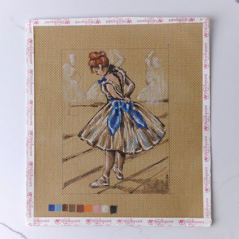 "Dages Dancer" - Hand Painted Needlepoint Canvas
