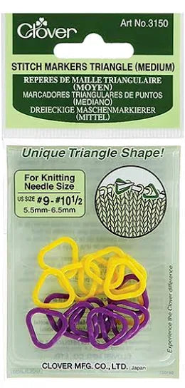 Clover Stitch Markers Triangle