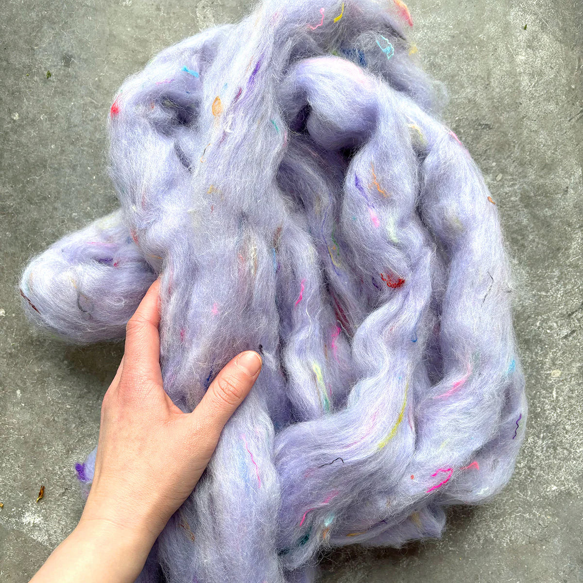 Hedgehog Fibre - Tweedy Spinning Fibre