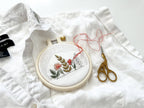 Stick & Stitch Floral embroidery patterns for clothing by Matryoshka Doll Shop