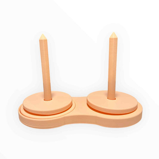 Double Yarn Holder | Convertible Dual or Single Spindle |: Hot Pink