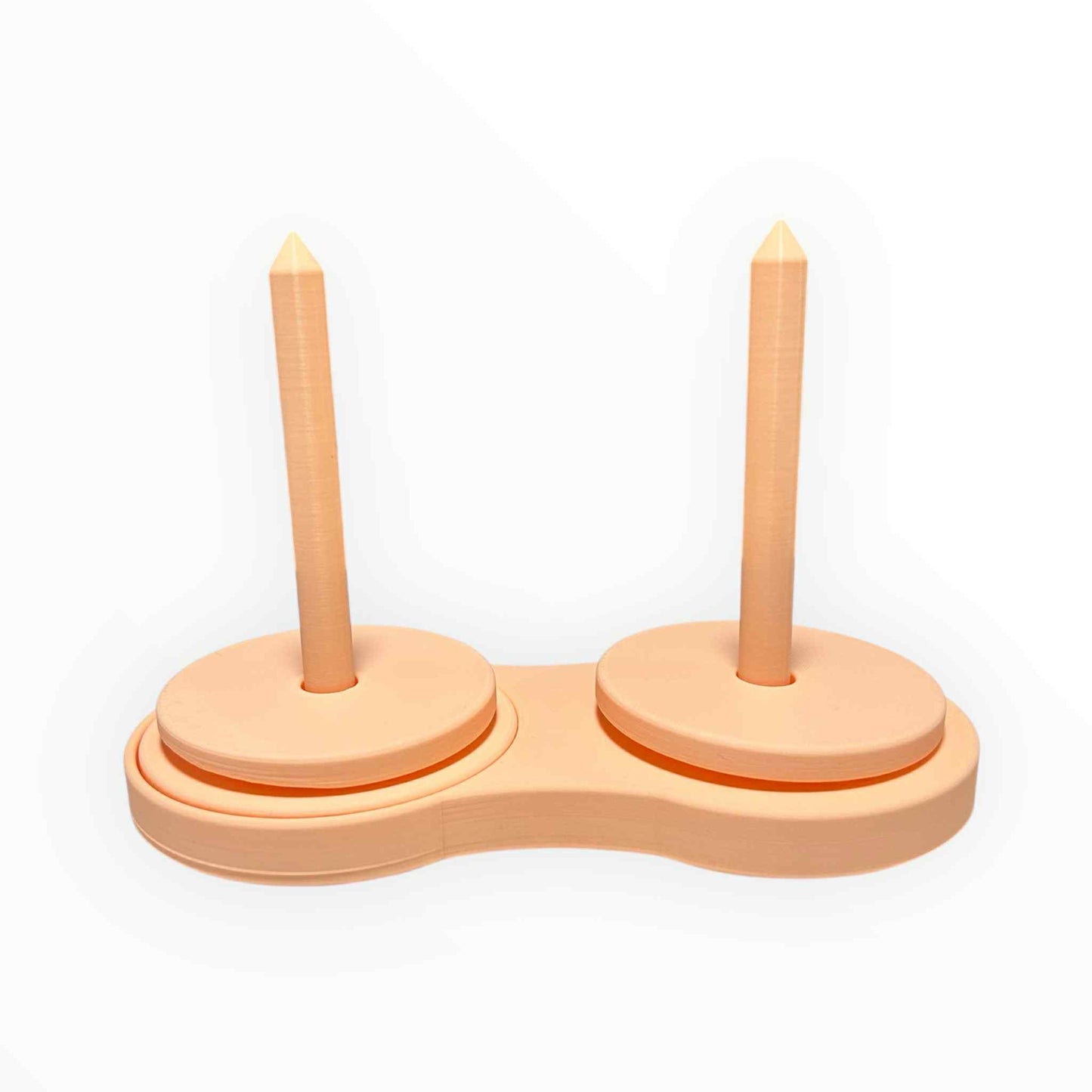 Double Yarn Holder | Convertible Dual or Single Spindle |: Peacock Blue
