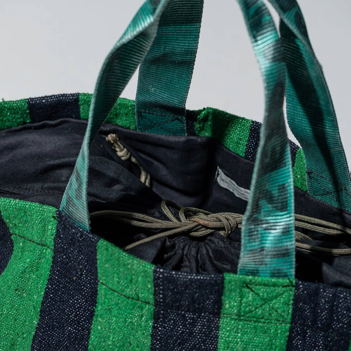 Rug Bag - Turquoise x Navy Blue by Puebco