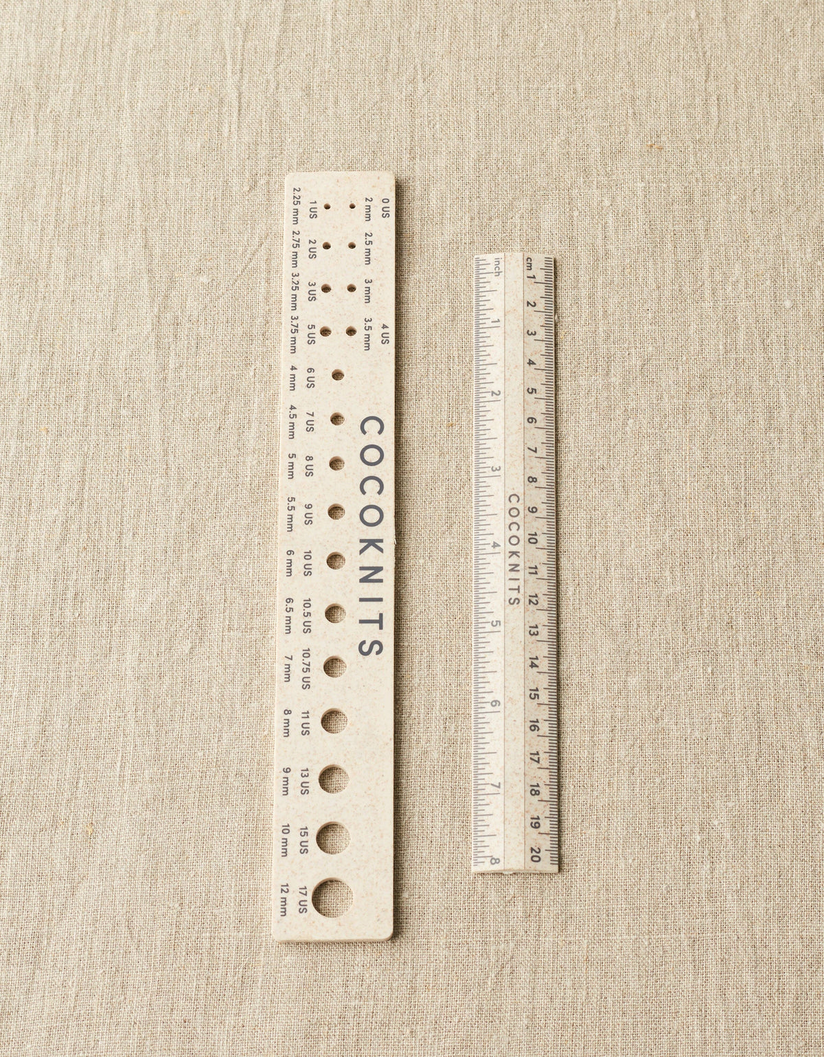 Juego de regla y medidor de Cocoknits