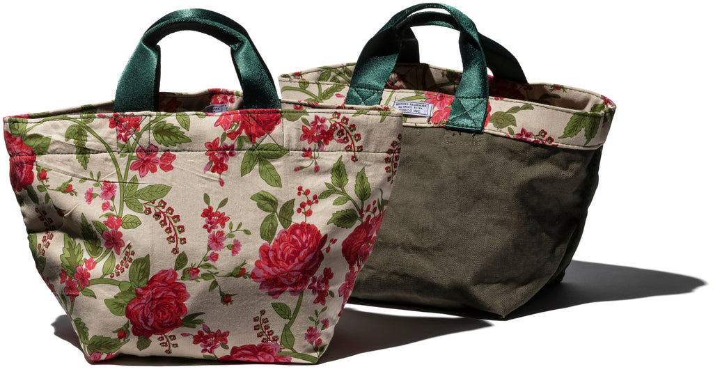 Bolsa de tela de tienda de campaña vintage estampada: Jungle de Puebco
