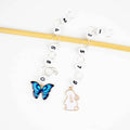 Bunnies & Butterflies Odd / Even Knitting Row Counter Set: Medium (up to US 8 needle / H hook)