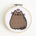 Pusheen: kit DIY de punto de cruz de TheCloudFactory