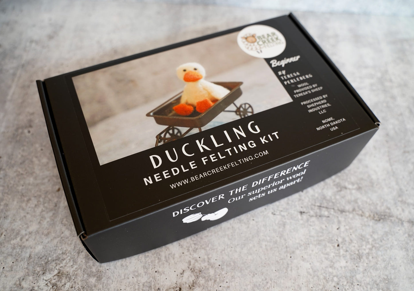 Duckling Needle Felting Kit