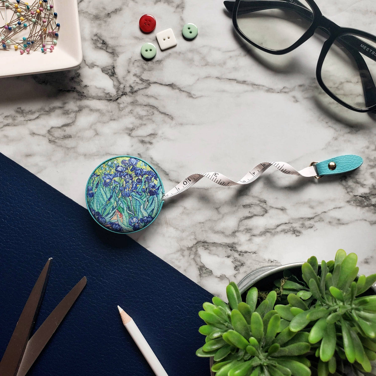 Van Gogh Irises Measuring Tape