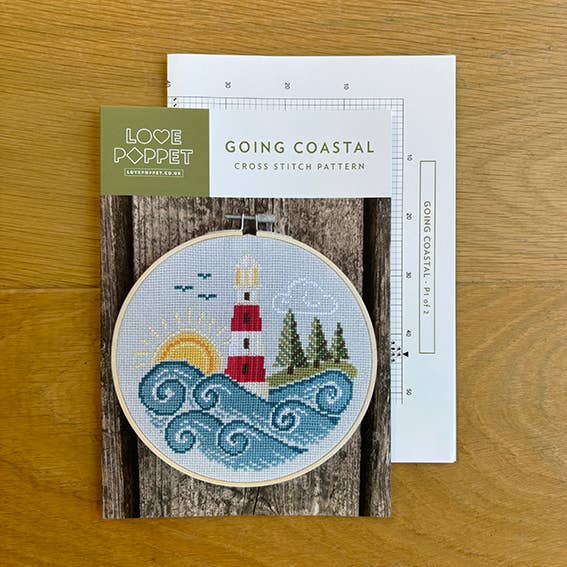 Going Coastal - Kit de punto de cruz de Love Poppet