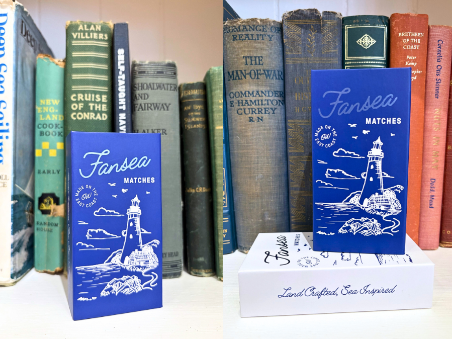 Fansea Matches | Blue Keepsake Matchbox
