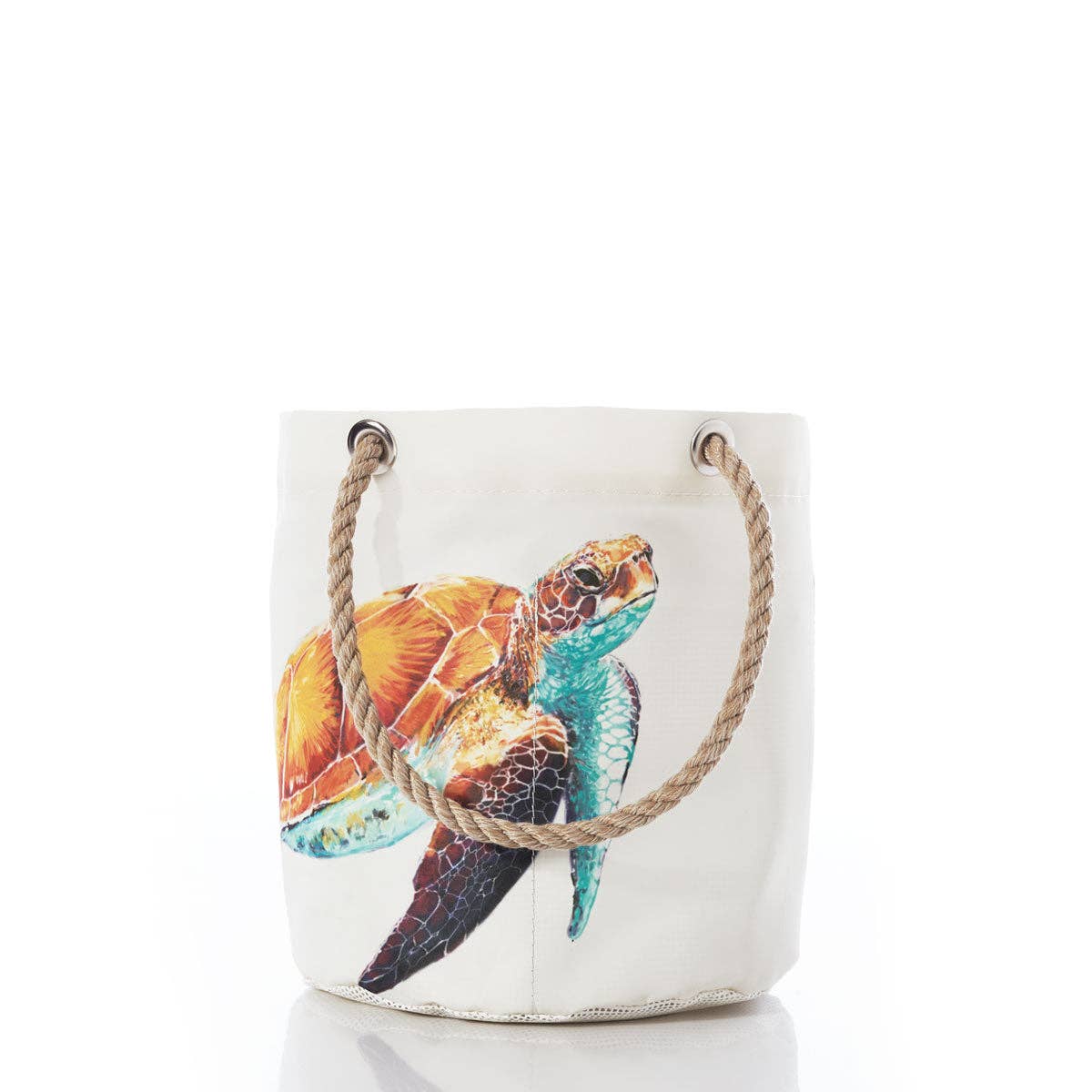Multicolor Sea Turtle Beachcomber Bucket by Sea Bags