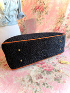 Bolsa de viaje Overnighter Weekender Persian Lamb de Atenti, hecha a mano en EE. UU.