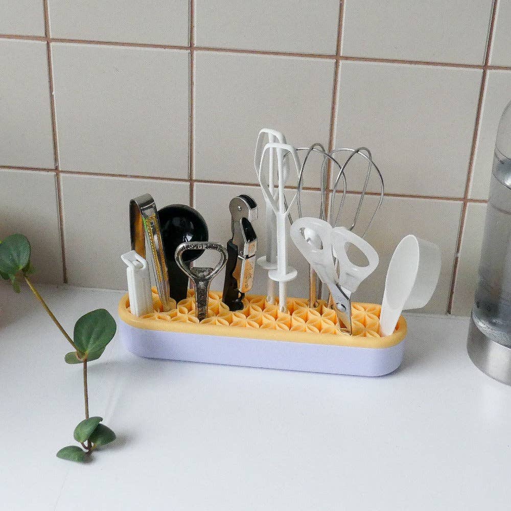 Upstanding Tool Caddy Yellow - Sewing Tool Organizer by Madam Sew