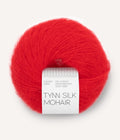 Tynn Silk Mohair, Red