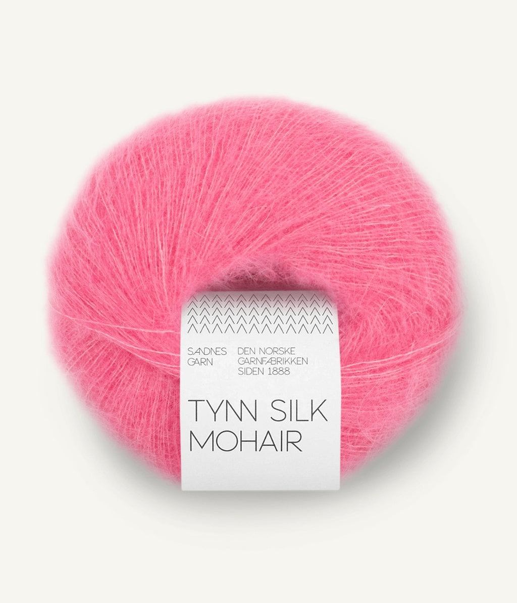 Tynn Silk Mohair, Pink