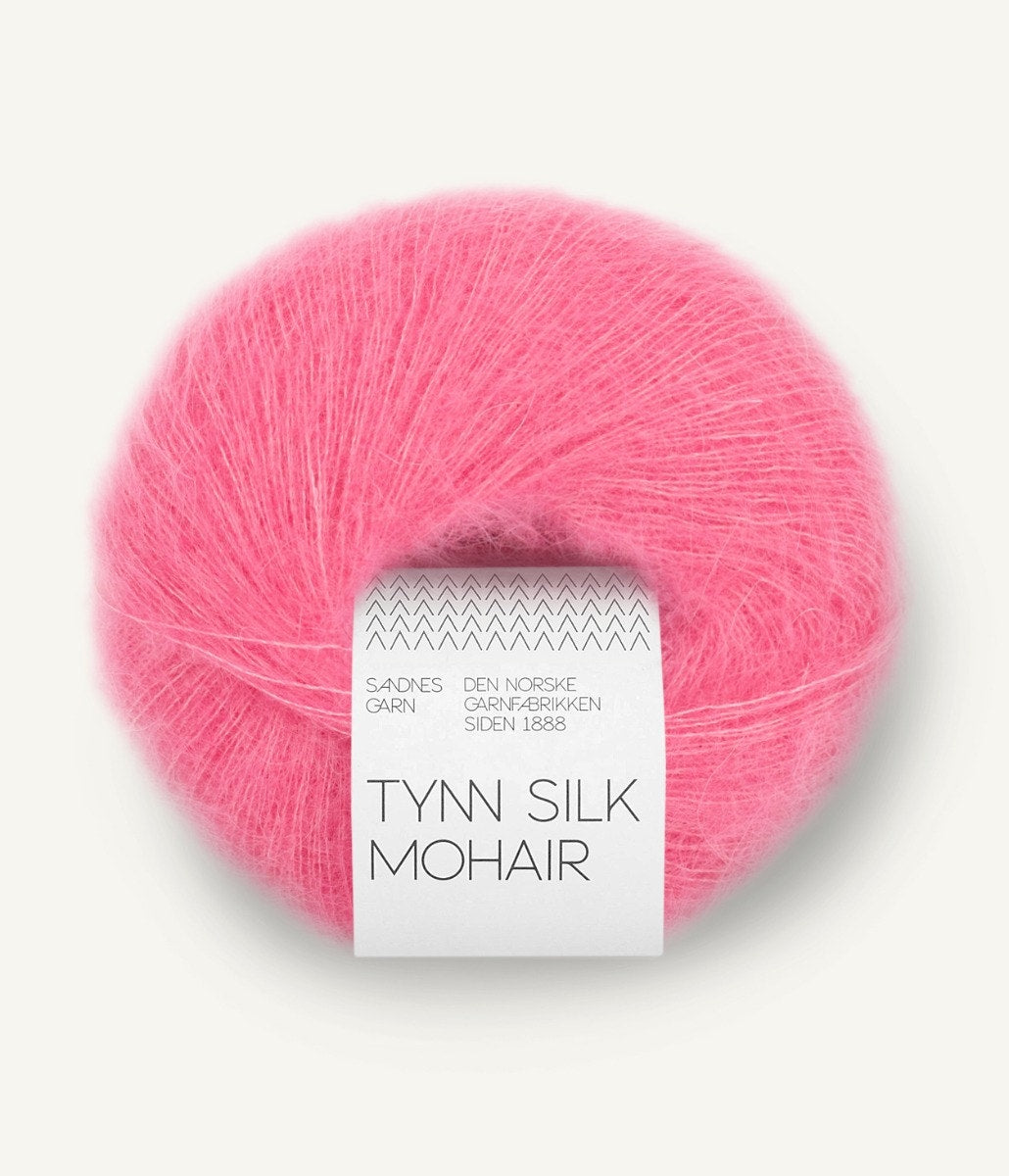 Tynn Silk Mohair, Pink