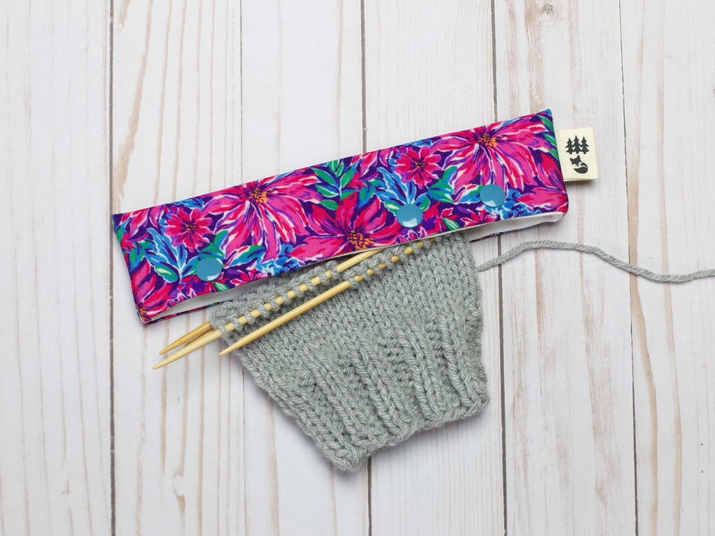 Tropical | Soporte para agujas de doble punta de Fox & Pine Stitches