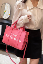 The Tote Bag w/ Shoulder Strap: WHITE by 42POPS