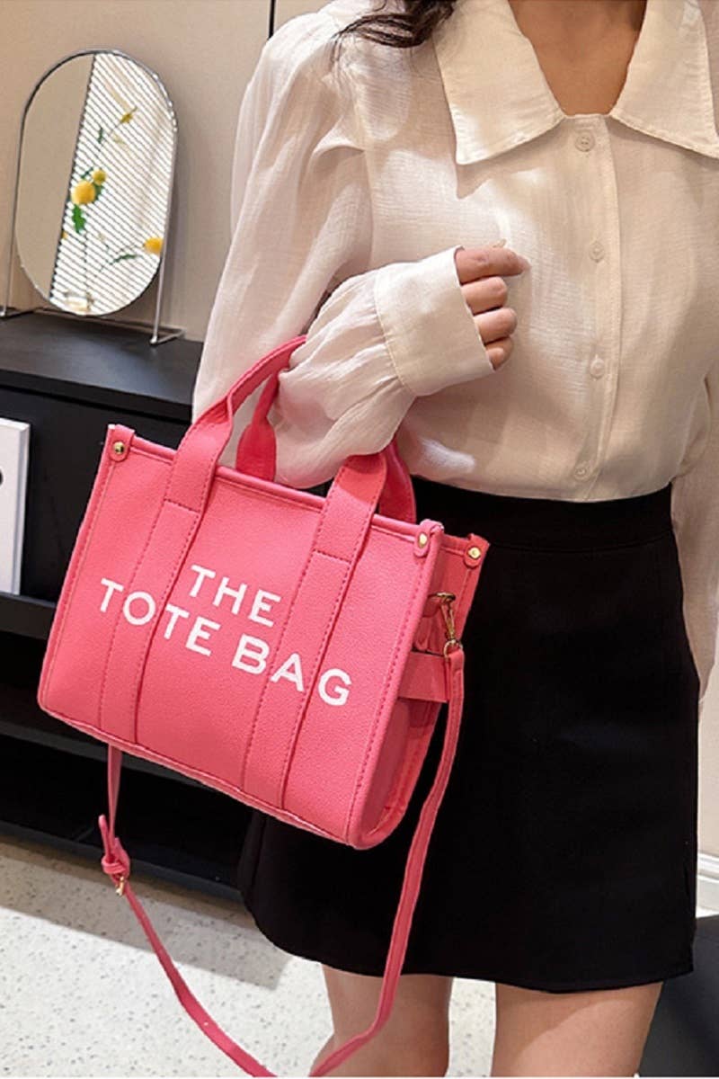 The Tote Bag w/ Shoulder Strap: WHITE