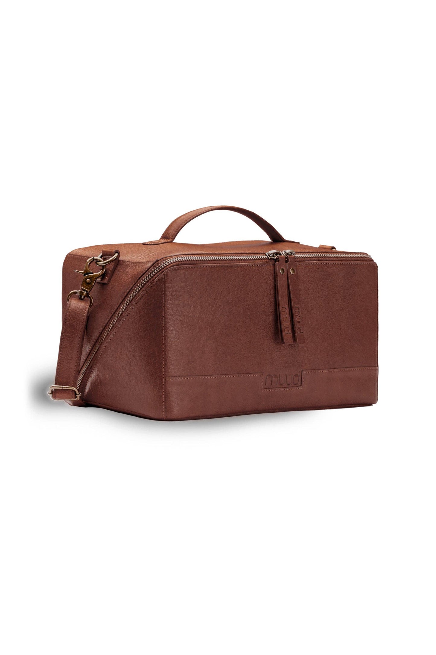 Cleo midi Project Bag: Rich Brown / One size
