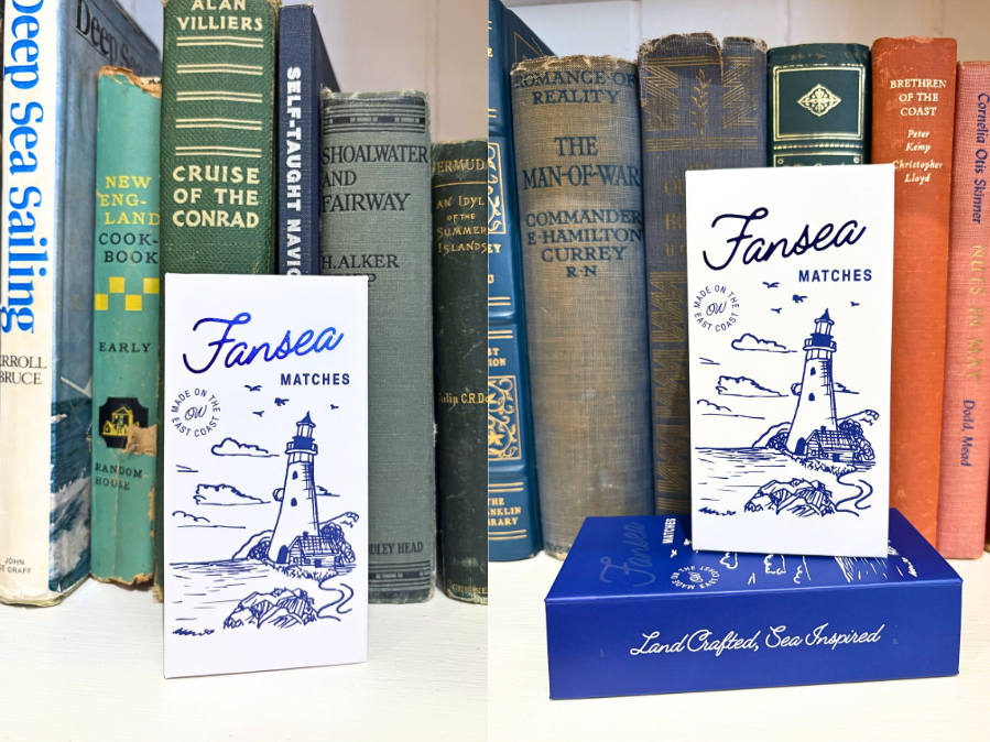 Fansea Matches | White Keepsake Matchbox