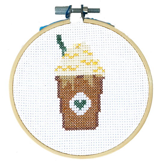 Starbucks Frappucino - DIY Cross Stitch Kit