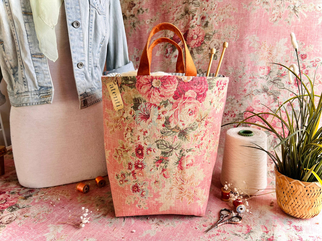 Rosewood Hope Basket, bolsa para proyectos de Atenti