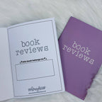 Inserto B6 para diario de reseñas de libros de The HoneyBShop