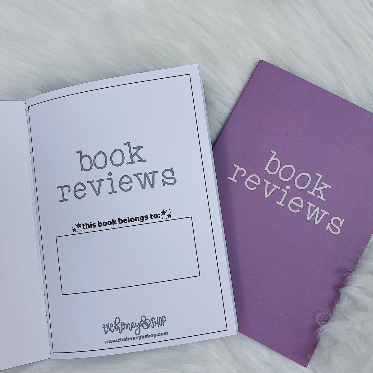 Inserto B6 para diario de reseñas de libros de The HoneyBShop