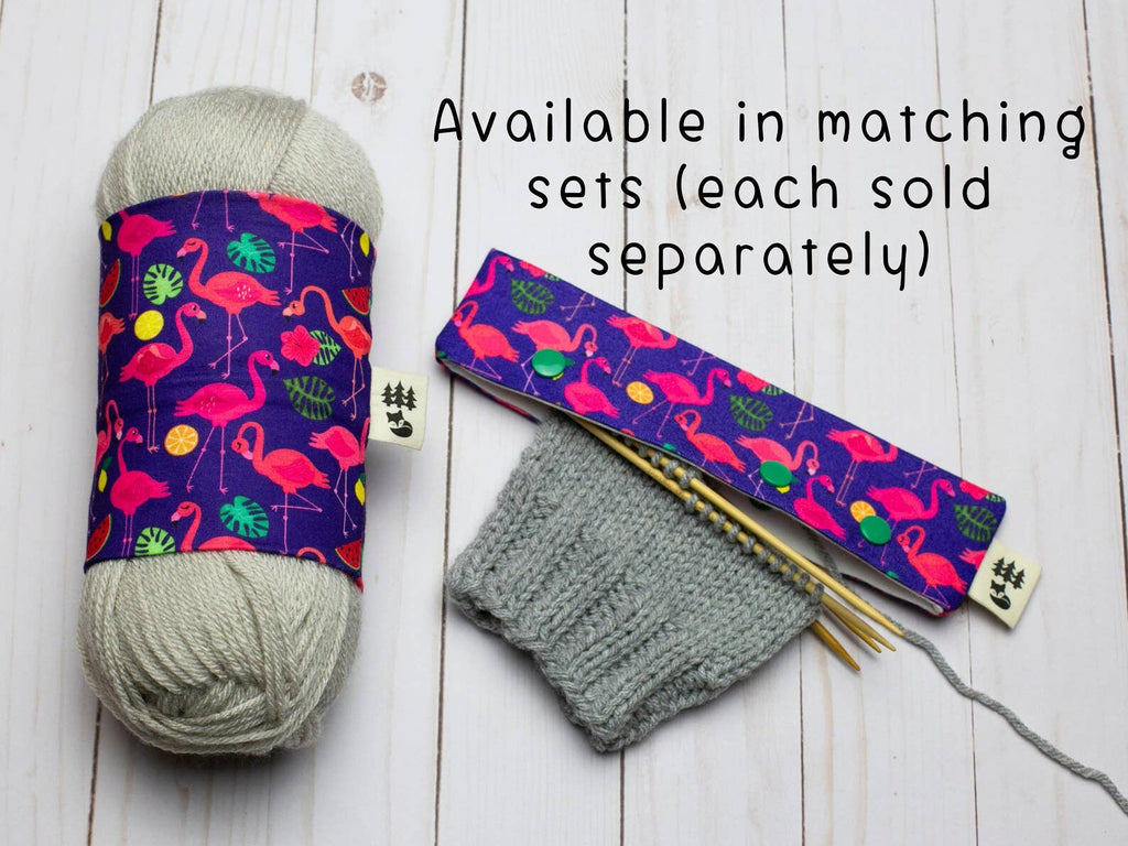 Fancy Flamingo | Portaagujas de doble punta de Fox & Pine Stitches