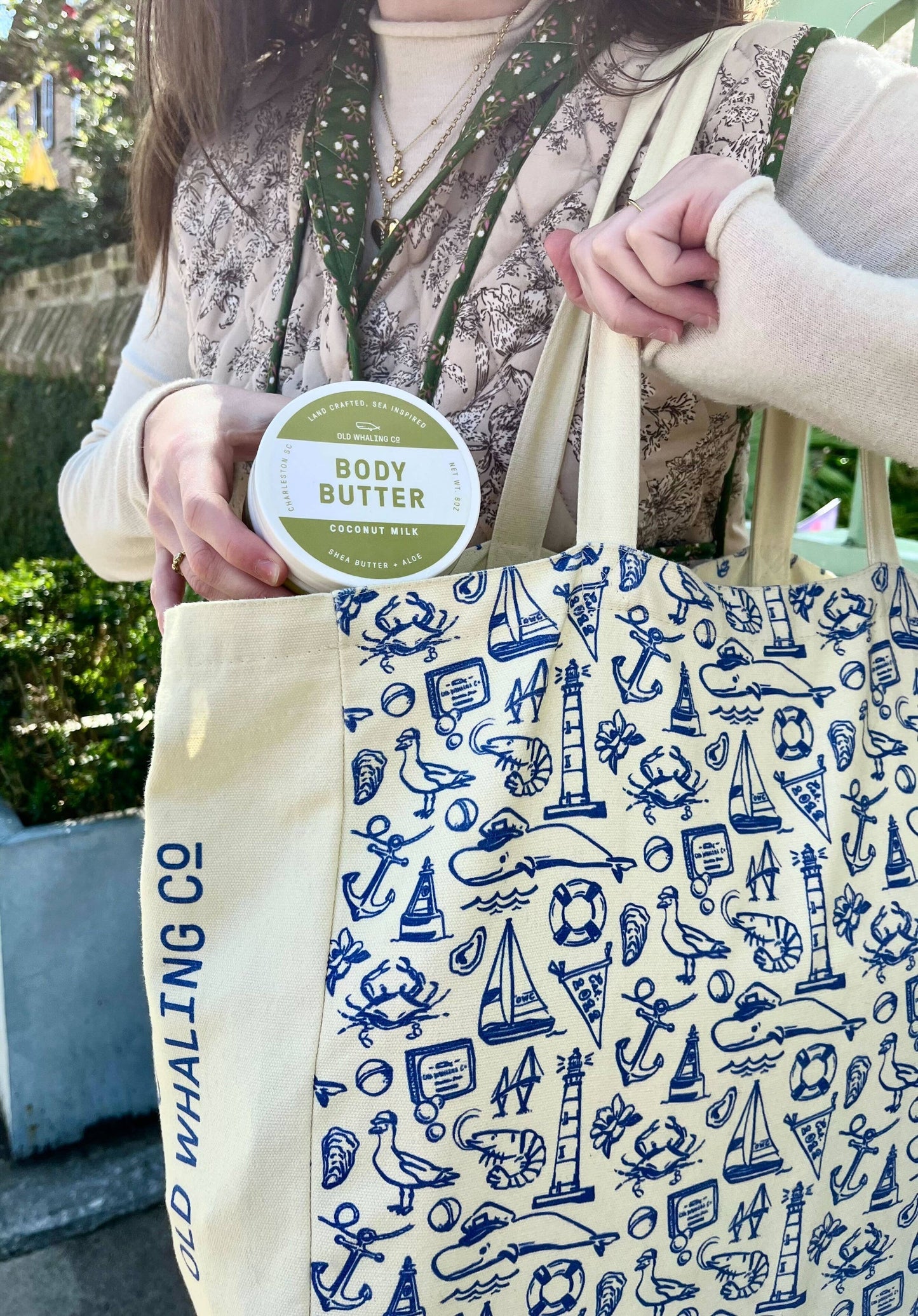 Old Whaling Co. Tote Bag