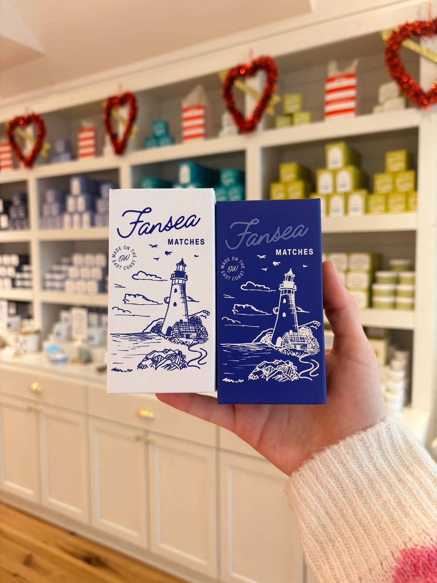 Fansea Matches | Blue Keepsake Matchbox