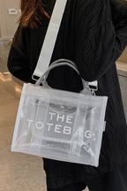 The Tote Bag w/ Shoulder Strap: WHITE by 42POPS