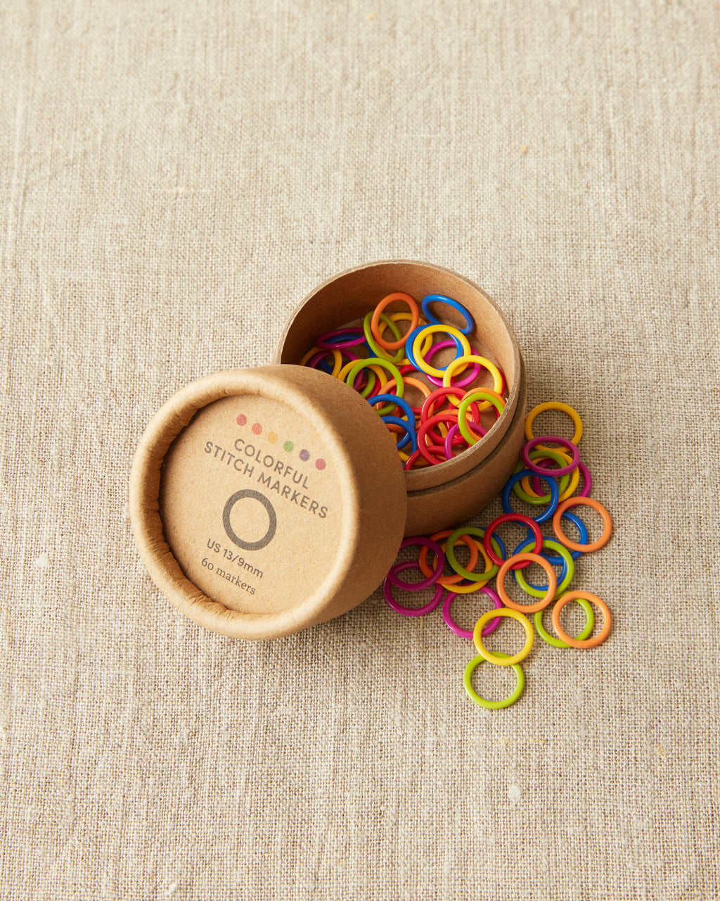 Colorful Ring Stitch Markers by Cocoknits