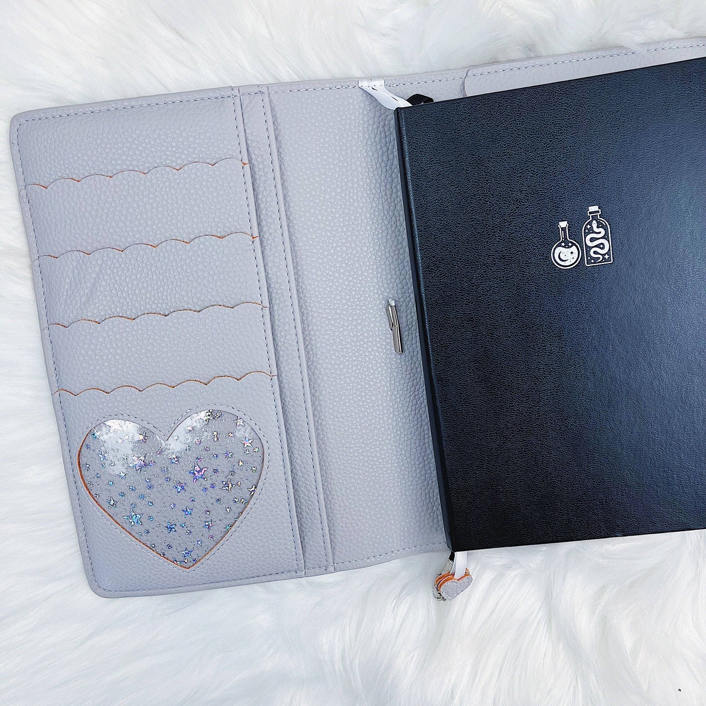 Grey Clouds A5 Hobonichi Cover | Fits the A5 Hobonichi Cousin