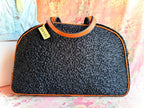 Bolsa de viaje Overnighter Weekender Persian Lamb de Atenti, hecha a mano en EE. UU.