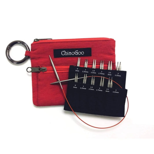 Chiaogoo TWIST Shorties Set - Red - 2" and 3"